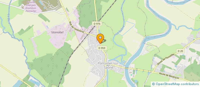 localisation de l'entreprise MADAME CINDY CORNIER  PONTAILLER-SUR-SAONE