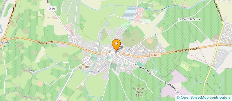 localisation de l'entreprise MADAME CINDY CORNILLE  BAGES