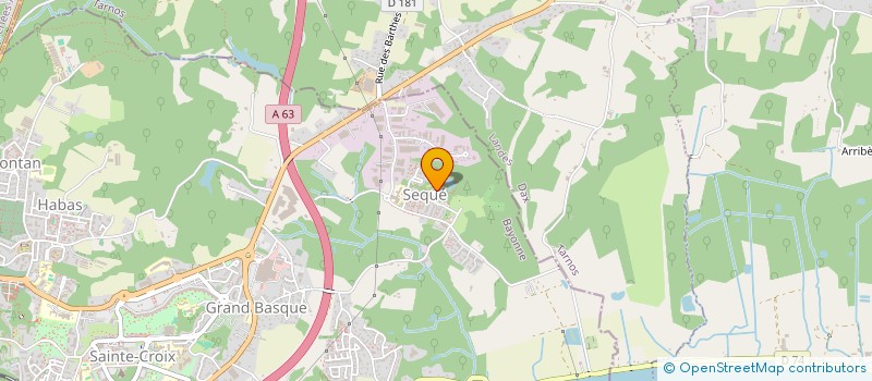 localisation de l'entreprise MADAME CINDY CORRIHONS-FORT  LARRESSORE