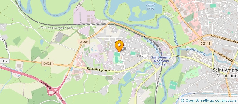 localisation de l'entreprise MADAME CINDY COUVAL  ORVAL