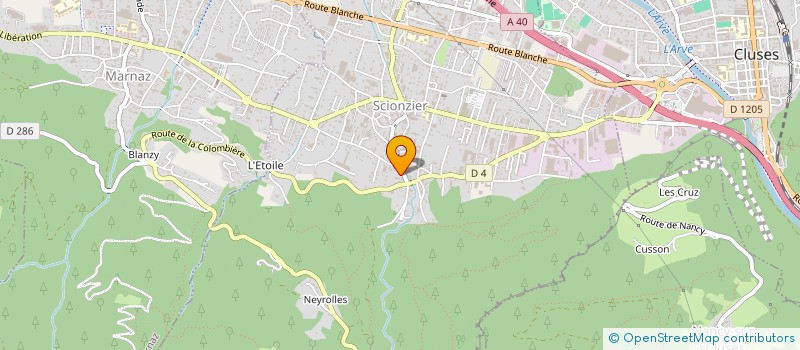 localisation de l'entreprise MADAME CINDY CREMA  SCIONZIER