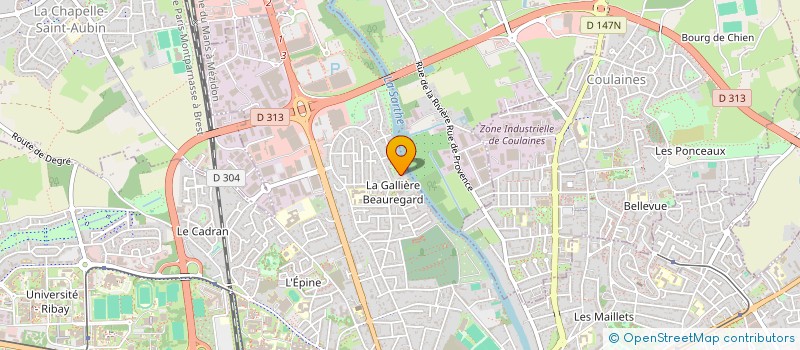 localisation de l'entreprise MADAME CINDY CUISY  LE MANS