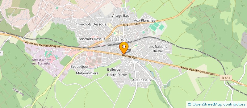 localisation de l'entreprise MADAME CINDY CUSSEY à VALDAHON