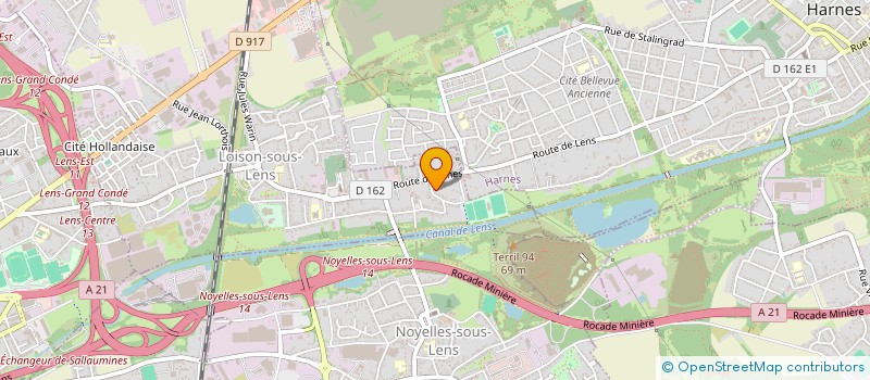 localisation de l'entreprise MADAME CINDY D'ALMEIDA  LOISON-SOUS-LENS