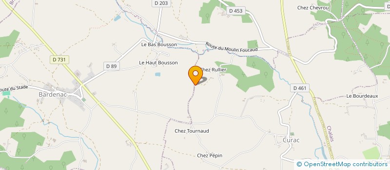 localisation de l'entreprise MADAME CINDY DA COSTA MENDES à CHALAIS