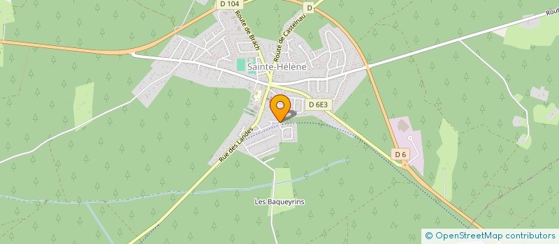 localisation de l'entreprise MADAME CINDY DA SILVA  SAINTE-HELENE