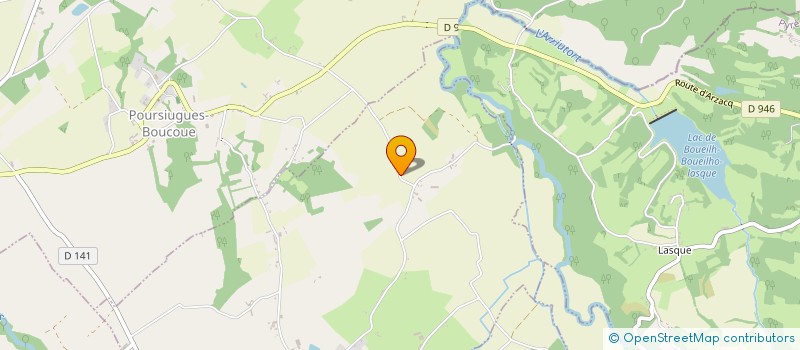 localisation de l'entreprise MADAME CINDY DARNAUDERY  POURSIUGUES-BOUCOUE