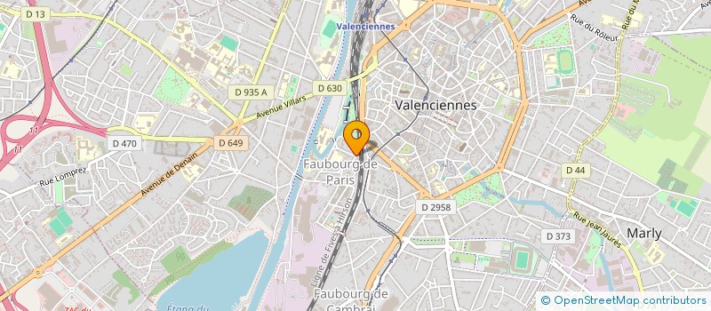 localisation de l'entreprise MADAME CINDY DARRE à VALENCIENNES