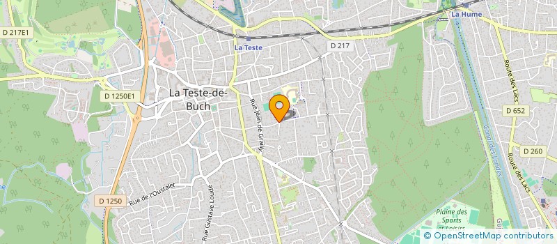 localisation de l'entreprise MADAME CINDY DAUCHELLE à LA TESTE-DE-BUCH