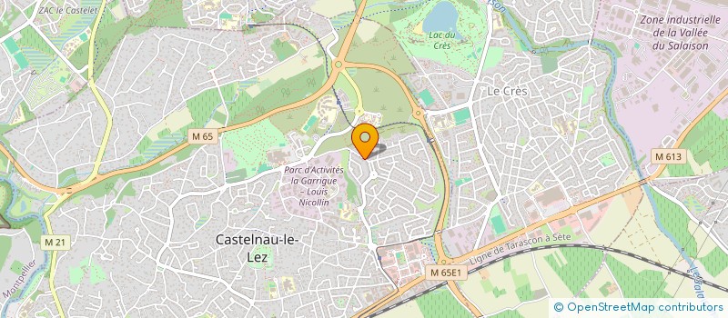 localisation de l'entreprise MADAME CINDY DAVAL  CASTELNAU-LE-LEZ