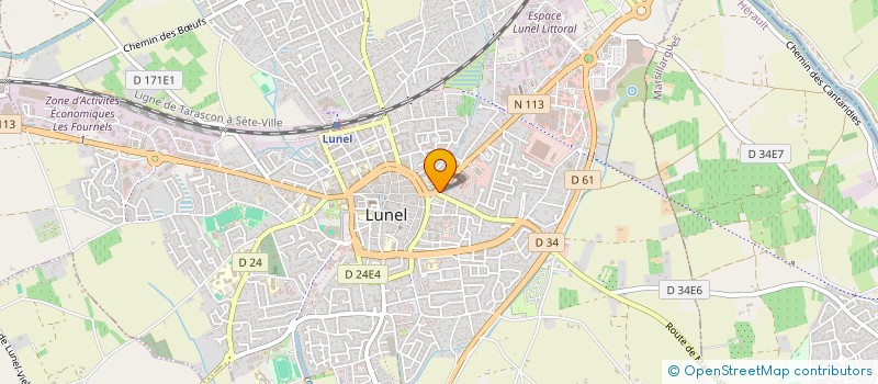 localisation de l'entreprise MADAME CINDY DE MATOS à LUNEL