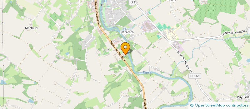 localisation de l'entreprise MADAME CINDY DE MEYER  NERAC