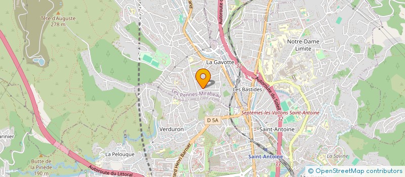 localisation de l'entreprise MADAME CINDY DE PASQUALE à LES PENNES-MIRABEAU