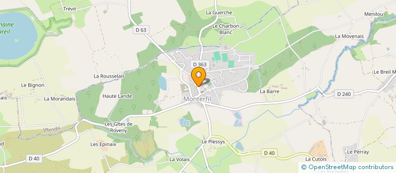 localisation de l'entreprise MADAME CINDY DECOMPTE  MONTERFIL