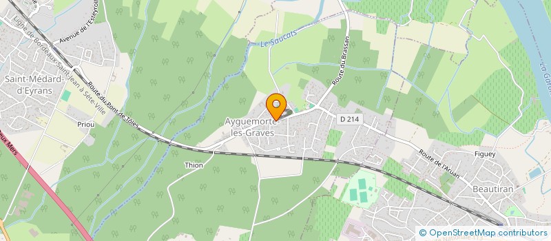 localisation de l'entreprise MADAME CINDY DECROIX  AYGUEMORTE-LES-GRAVES