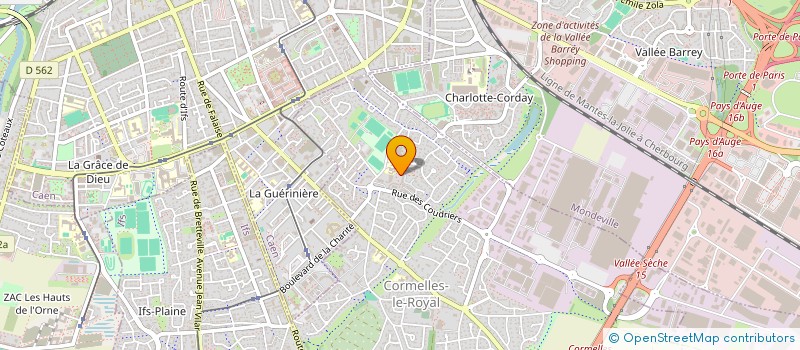 localisation de l'entreprise MADAME CINDY DEGROLARD  CORMELLES-LE-ROYAL