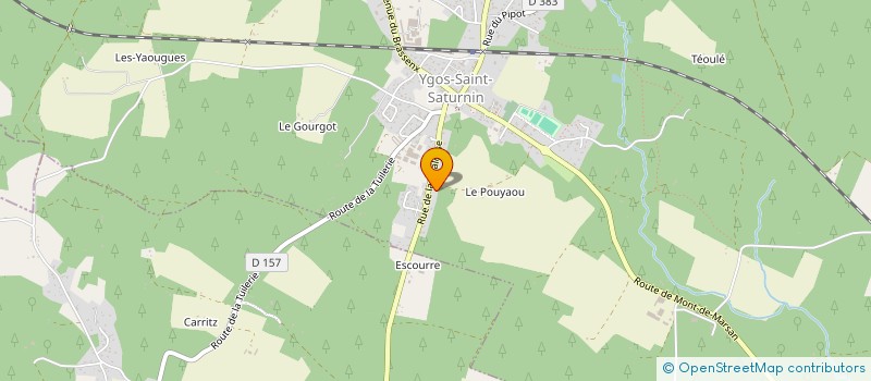 localisation de l'entreprise MADAME CINDY DELAPORTE  YGOS-SAINT-SATURNIN