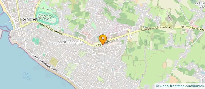 localisation de l'entreprise MADAME CINDY DELATRE  PORNICHET