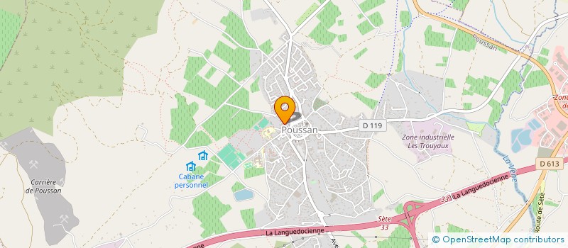 localisation de l'entreprise MADAME CINDY DELCHER  POUSSAN