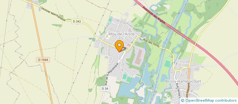 localisation de l'entreprise MADAME CINDY DELVILLE à MOY-DE-L'AISNE