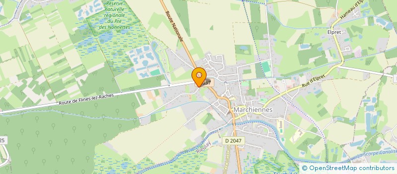 localisation de l'entreprise MADAME CINDY DELWANTE  MARCHIENNES