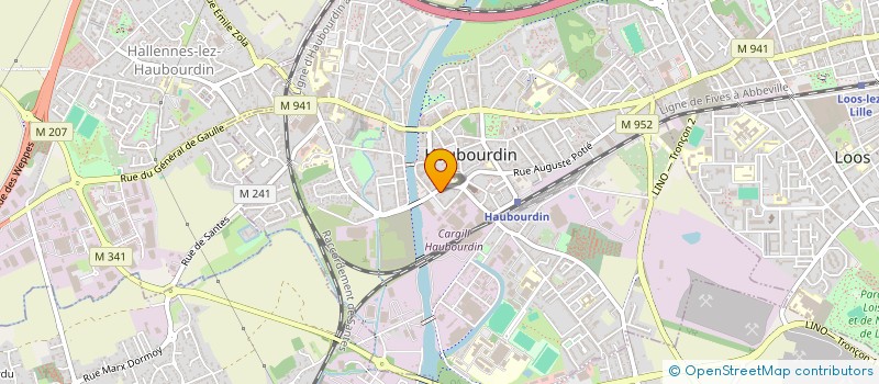 localisation de l'entreprise MADAME CINDY DENGREMONT à HAUBOURDIN