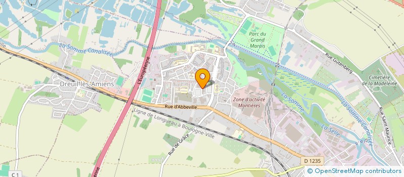 localisation de l'entreprise MADAME CINDY DENIS  AMIENS