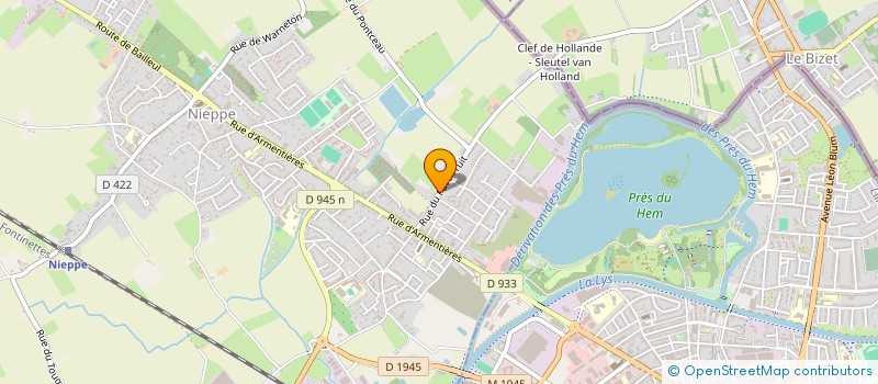 localisation de l'entreprise MADAME CINDY DESBONNET  NIEPPE