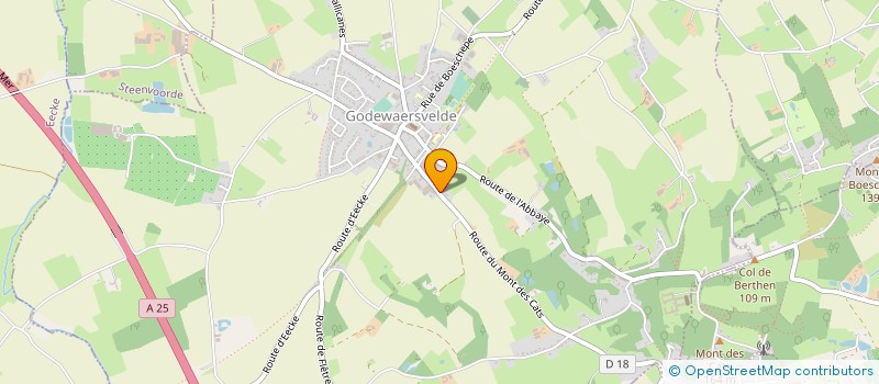 localisation de l'entreprise MADAME CINDY DETHOOR  GODEWAERSVELDE