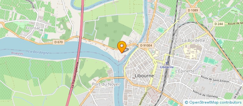 localisation de l'entreprise MADAME CINDY DEVAUX  FRONSAC