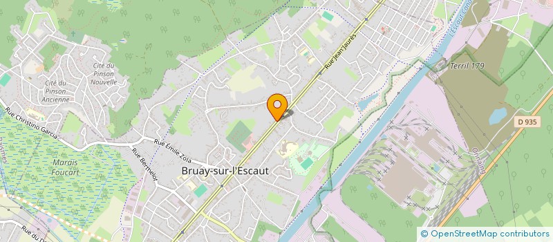 localisation de l'entreprise MADAME CINDY DHAUSSY à BRUAY-SUR-L'ESCAUT