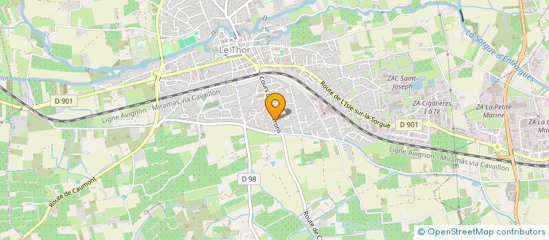 localisation de l'entreprise MADAME CINDY DIAZ  LE THOR