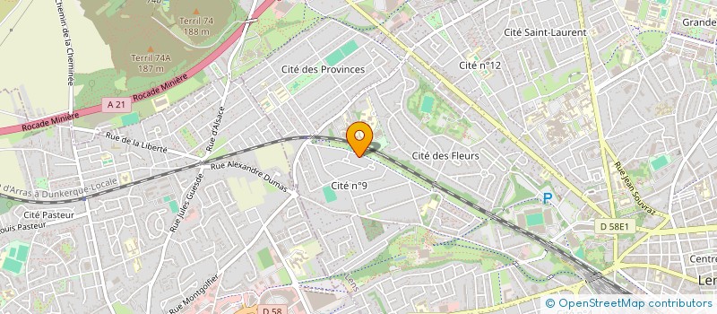 localisation de l'entreprise MADAME CINDY DIDA  LENS