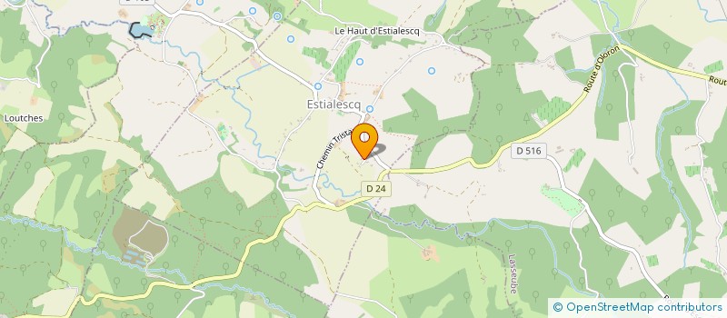 localisation de l'entreprise MADAME CINDY DOMENECH  ESTIALESCQ