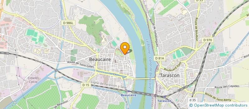 localisation de l'entreprise MADAME CINDY DOMINIQUE VEYRAT  BEAUCAIRE