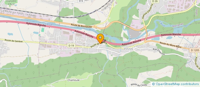 localisation de l'entreprise MADAME CINDY DONAT-BERNARD  SCIONZIER