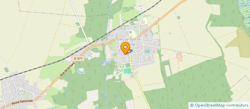 localisation de l'entreprise MADAME CINDY DROMAIN  LIESSE NOTRE DAME