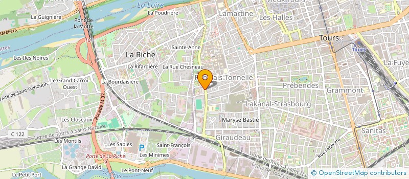 localisation de l'entreprise MADAME CINDY DROUSSET  TOURS