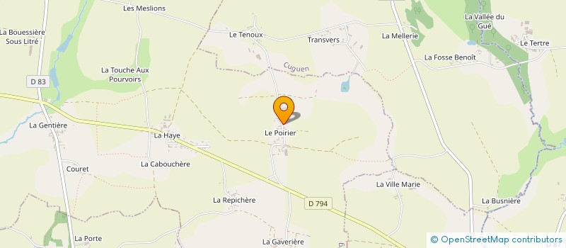 localisation de l'entreprise MADAME CINDY DROUYER  COMBOURG