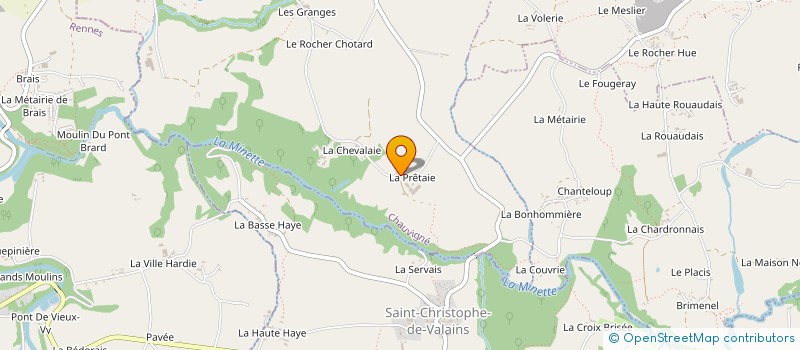 localisation de l'entreprise MADAME CINDY DRUELLE  CHAUVIGNE