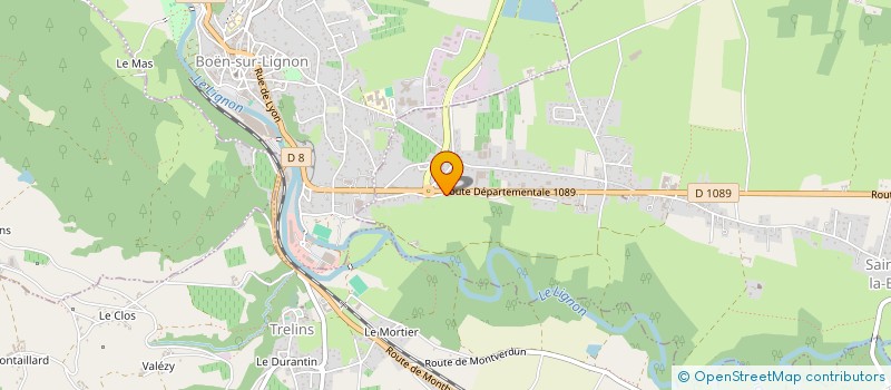 localisation de l'entreprise MADAME CINDY DUBIEN  SAINTE-AGATHE-LA-BOUTERESSE