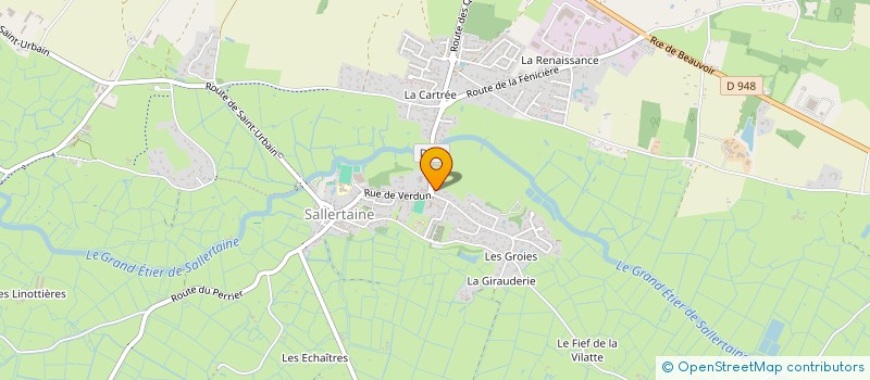 localisation de l'entreprise MADAME CINDY DUFIEF à SALLERTAINE