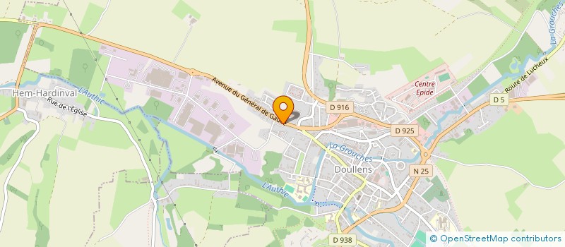 localisation de l'entreprise MADAME CINDY DUFOUR  DOULLENS