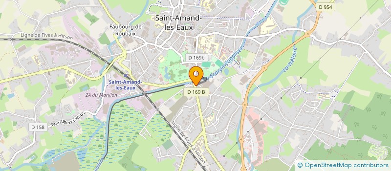 localisation de l'entreprise MADAME CINDY DUHEM  SAINT-AMAND-LES-EAUX