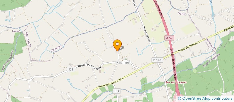 localisation de l'entreprise MADAME CINDY DUMON  RAZIMET