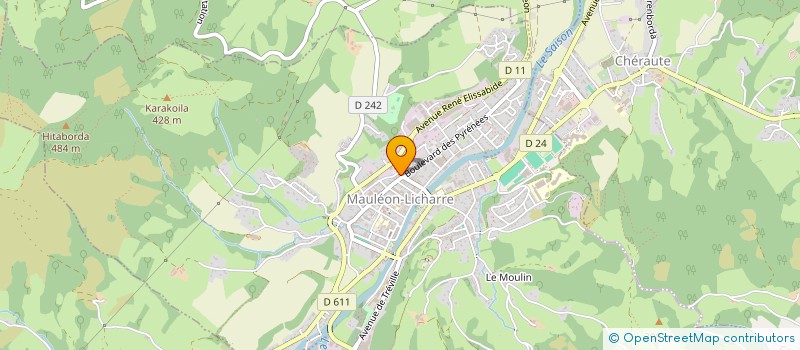 localisation de l'entreprise MADAME CINDY DUMONT  MAULEON LICHARRE