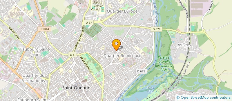 localisation de l'entreprise MADAME CINDY DUPUIS à SAINT-QUENTIN