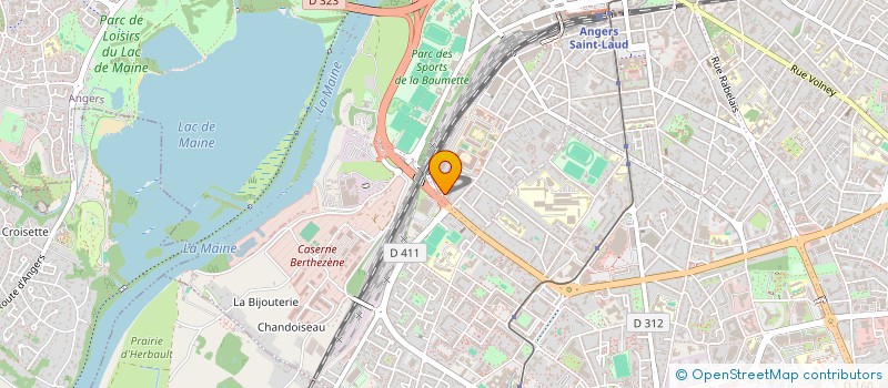 localisation de l'entreprise MADAME CINDY DURAND  ANGERS