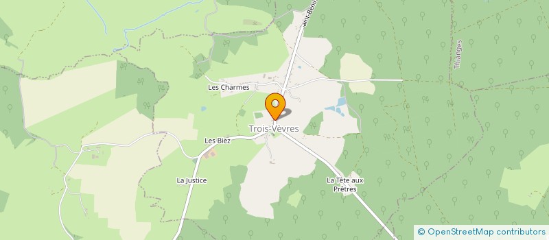 localisation de l'entreprise MADAME CINDY DURANTON  TROIS-VEVRES