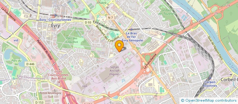 localisation de l'entreprise MADAME CINDY DURIMEL  EVRY-COURCOURONNES